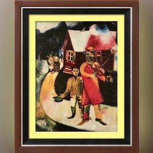 Vintage “The Fiddler” Art Poster by Marc Chagall